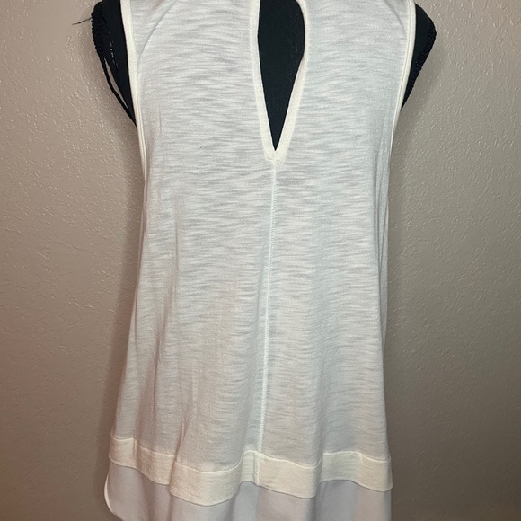 NWOT Jcrew white sleeveless top size xl - Picture 3 of 4